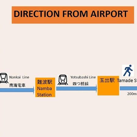 玉出205 Wifi付 玉出駅から徒歩2分 地下鉄難波迄8分 Apartment Осака Екстериор снимка
